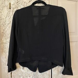 NWOT Maurices black sheer crop jacket